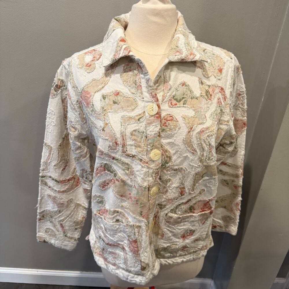 Parsley & Sage Reversible Button Up Jacket Size M… - image 2